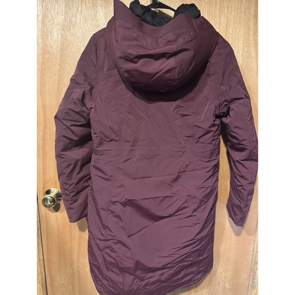 LULULEMON Women's Garnet Snow Warrior Full Zip Parka Size 8 - Picture 2 of 4